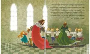 Król, królowa i dzieci tańczą w pałacu. Historia przypomina "Dzikie łabędzie" - o szczęśliwej rodzinie, która musi stawić czoła przeciwnościom.