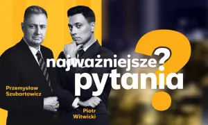 Przemysław Szubartowicz i Piotr Witwicki w programie "Najważniejsze pytania". Zapowiedź newsów filmowych.