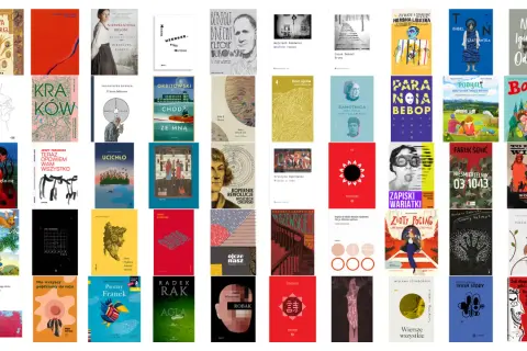 Książki polskich satyryków i pisarzy, od klasyki po współczesność. Wśród nich m.in. Brecht, Bukowski, Szymborska.