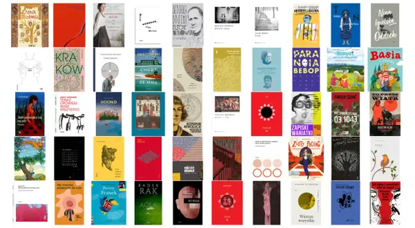 Książki polskich satyryków i pisarzy, od klasyki po współczesność. Wśród nich m.in. Brecht, Bukowski, Szymborska.